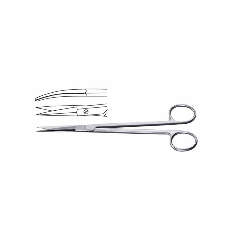 McIndoe Rhinoplasty Scissors - straight, outer edges semi-sharp, serrated