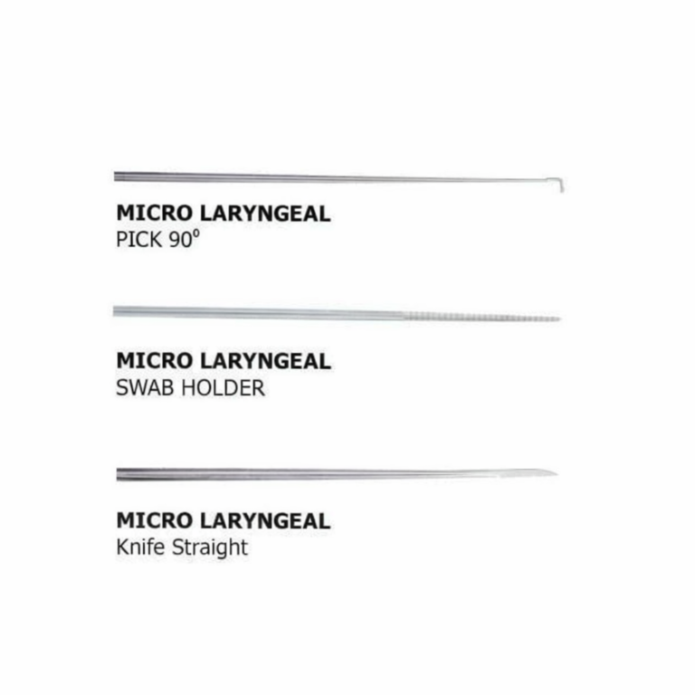 Micro Laryngeal Knives Set of 1 Pick, 1 Swab Holder, and 1 Straight Knife | NJ Medical Instruments
