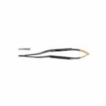 Needle Holder - Bayonet, Tungsten Carbide Serrated Jaw