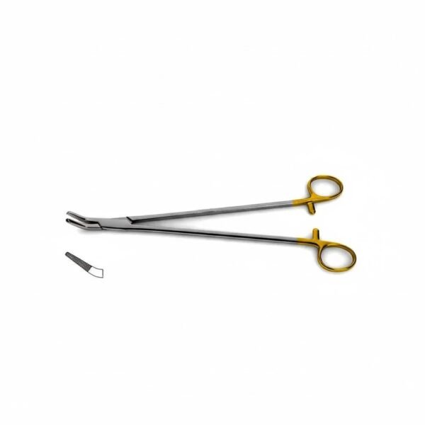 Needle Holder - Tungsten Carbide Angled Jaws | NJ Medical Instruments