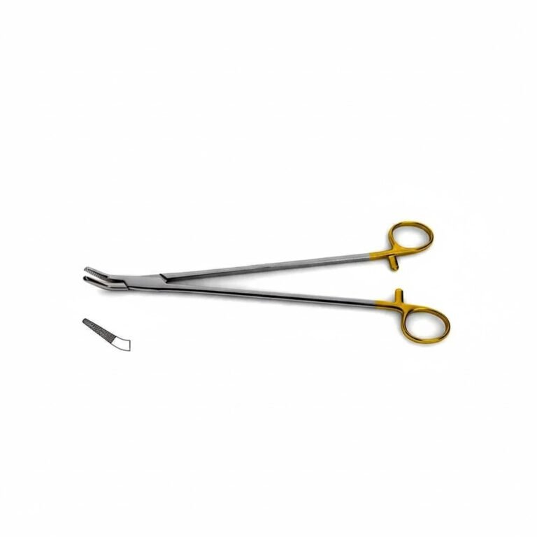 Needle Holder - Tungsten Carbide Angled Jaws