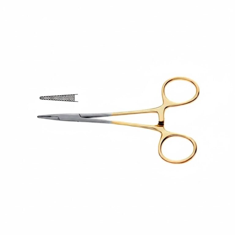 Needle Holder - Tungsten Carbide Delicate Serrated Jaw