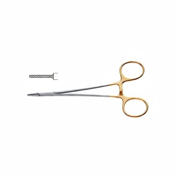 Needle Holder - Tungsten Carbide Serrated Delicate 1mm Jaw | NJ Medical Instruments