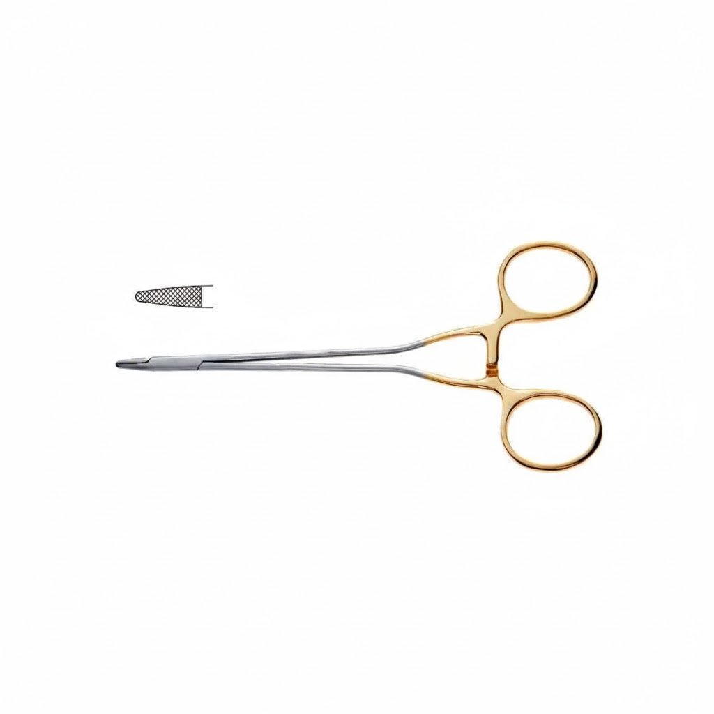 Needle Holder - Tungsten Carbide Serrated Delicate Jaw, Light Handles | NJ Medical Instruments Needle Holder - Tungsten Carbide Serrated Delicate Jaw, Light Handles | NJ Medical Instruments