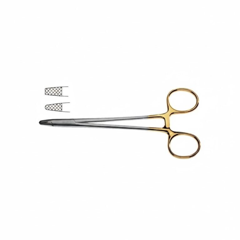 Needle Holder - Tungsten carbide Serrated Jaw