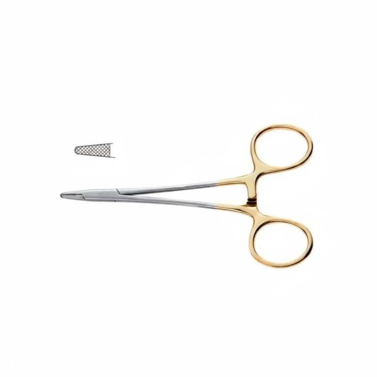Needle Holder - Tungsten Carbide Serrated Jaws