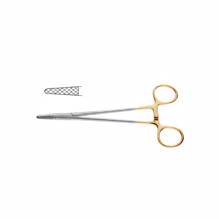 Needle Holder - Tungsten Carbide Serrated Jaws