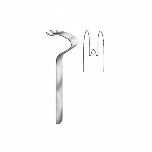 Obwegeser Chin Retractor, Stainless Steel 16cm | NJ Medical Instruments