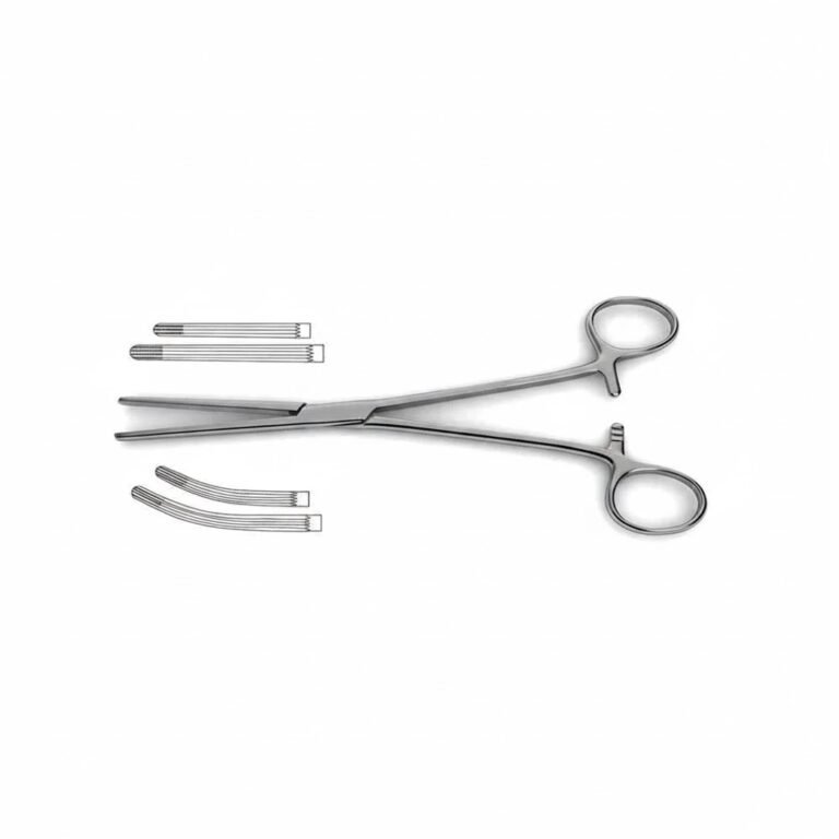 Rochester-Carmalt Forceps - longitudinal serrated Jaw W/ cross-serrated tips