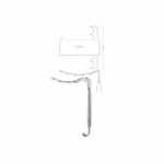 Saldanha solz abdominal retractor, 23.5cm | NJ Medical Instruments