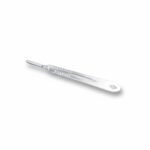 Scalpel Blade Handle #4, Standard, Stainless Steel