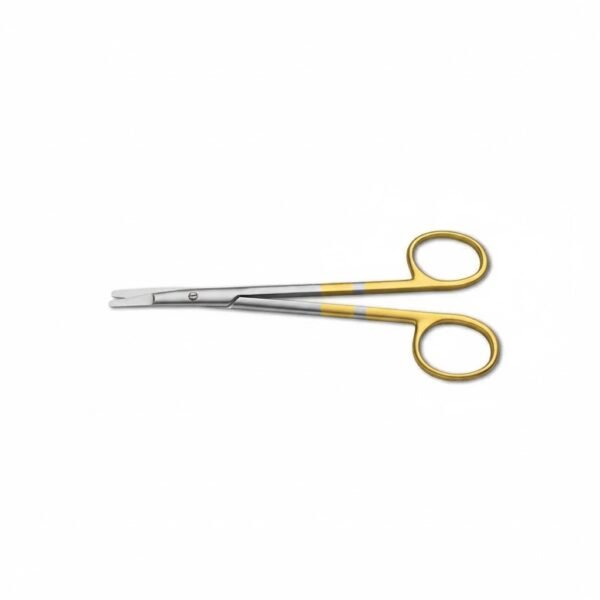 Scissors Tungsten Carbide Serrated Curved Flat Tips | NJ Medical Instruments