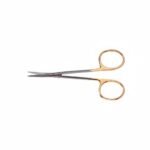 Strabismus Scissors - Serrated Tungsten Carbide Blunt Tips