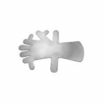 Surgical Lead Hand Retractor Plate, Adult