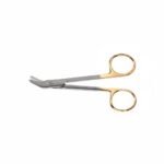 Suture-Wire Scissors - Angled, Serrated (Tungsten Carbide)