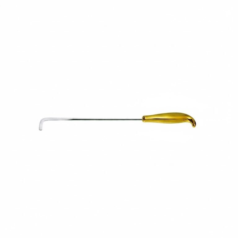 Tebbetts Angulated Breast Dissector - Malleable shaft, angled, hockey-stick spatula