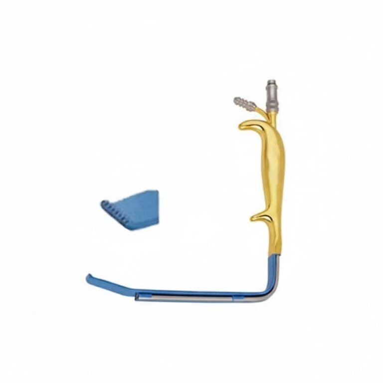 Tebbetts Fiber Optic Breast Augmentation retractor - Insulated Blade With Teeth