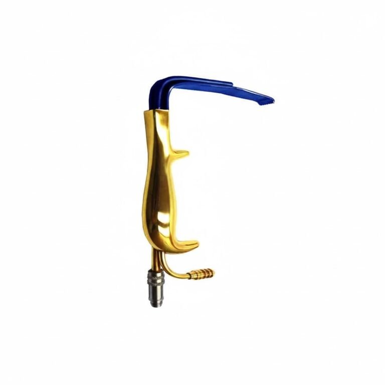 Tebbetts Fiber Optic Lighted Breast Retractor W/ Suction - Insulated Smooth