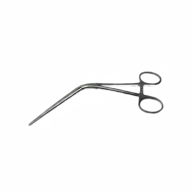 Tilley Nasal Dressing Forceps - Serrated Jaws, Angled