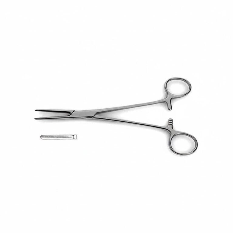 Vorse Tube Occluding Forceps - serrated beveled jaws