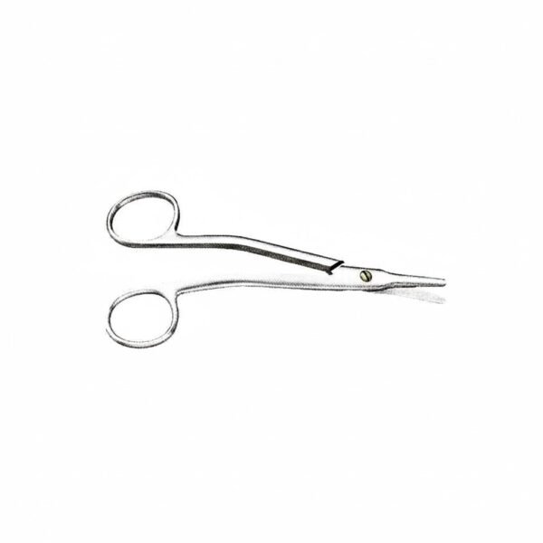 Walter Cottle Nasal Scissors - Serrated Angled SuperCut | NJ Medical Instruments