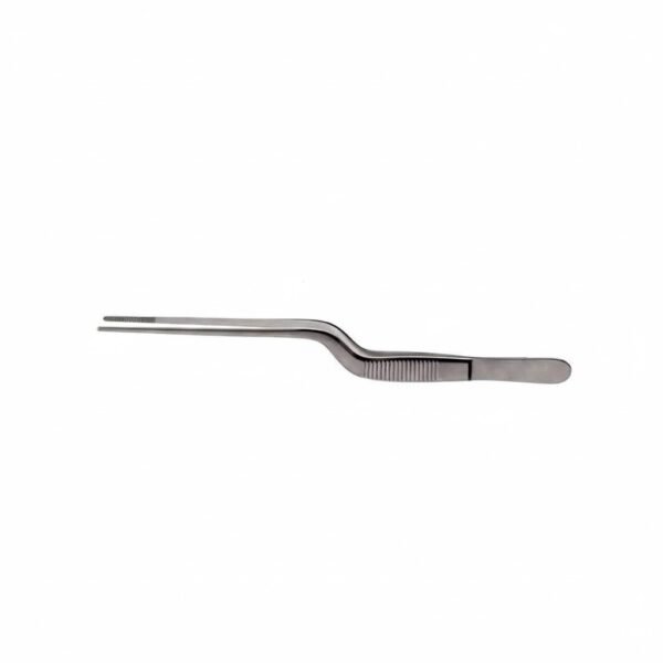 Bayonet Dressing Forceps - Delicate Serrated Jaw | NJ Medical Instruments