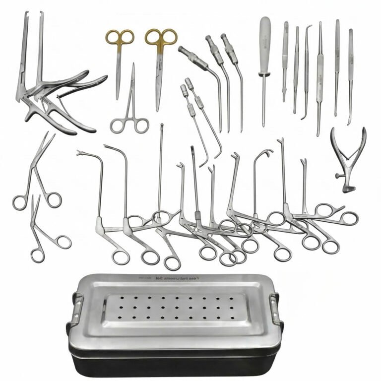 Fess Instruments Set, Complete Set of Endoscopic Sinus Surgery Instruments