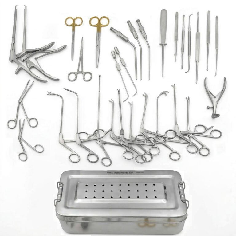 Fess Instruments Set, Complete Set of Endoscopic Sinus Surgery Instruments