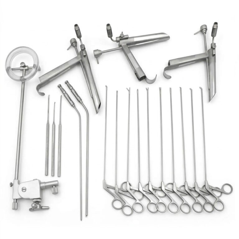 Micro Laryngeal Surgery Instruments Set - Direct Laryngoscopy