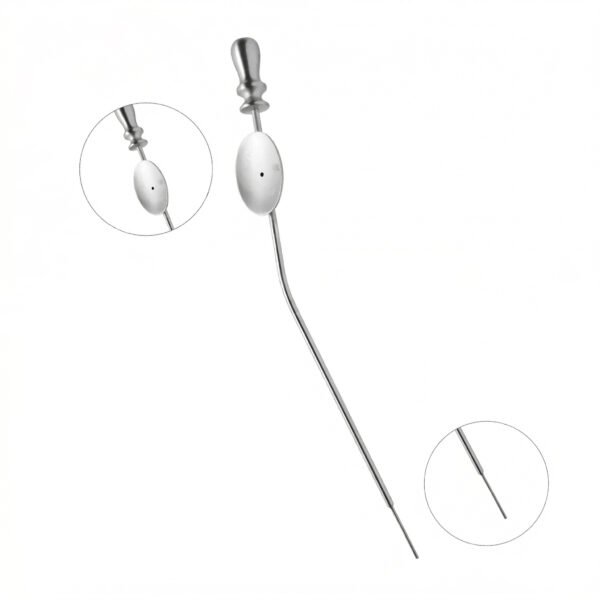 Schuknecht Suction Tube with Finger Control | NJ Medical Instruments