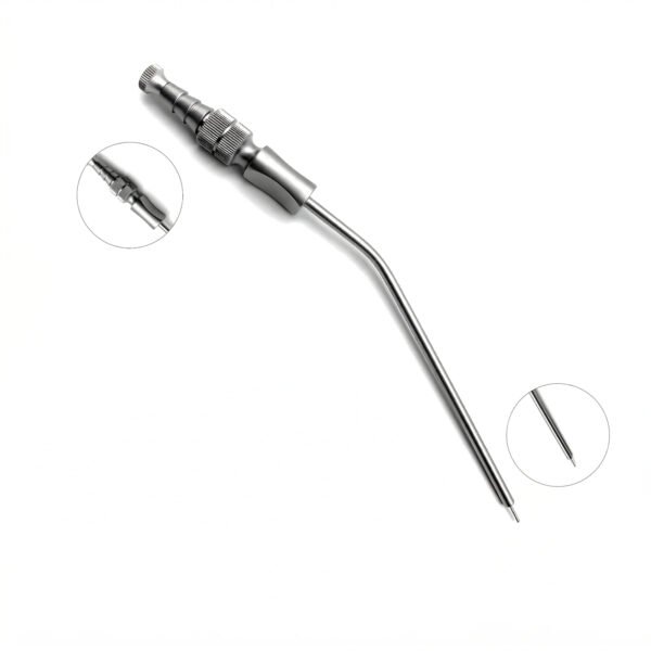 Frazier Suction Tube with Suction Control | NJ Medical Instruments