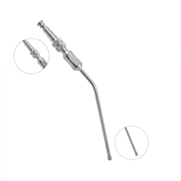 Frazier Suction Tube Conical with Tear form Suction Control | NJ Medical Instruments