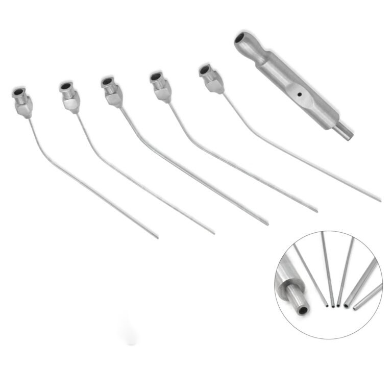 ENT Micro Ear Suction Tubes Set of 5 Pcs With Suction Adaptor