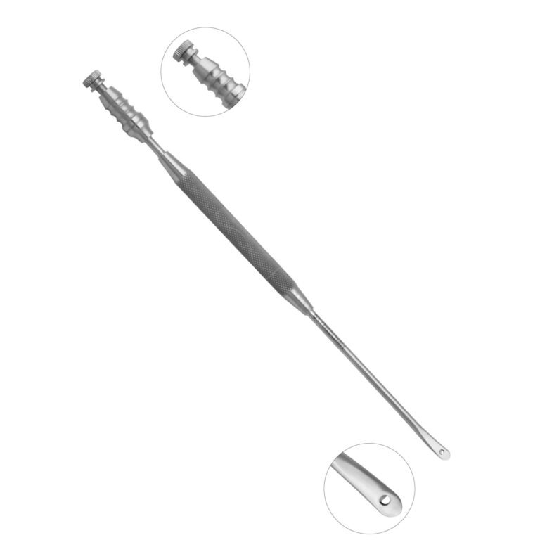 Gorney Septum Suction Elevator - Curved Tip