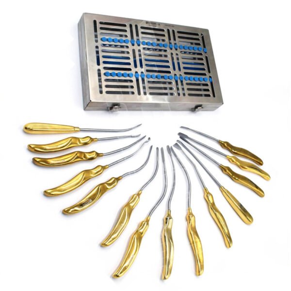 Endoscopic Facelift & Forehead Dissectors Set of 14 Pcs  | NJ Medical Instruments