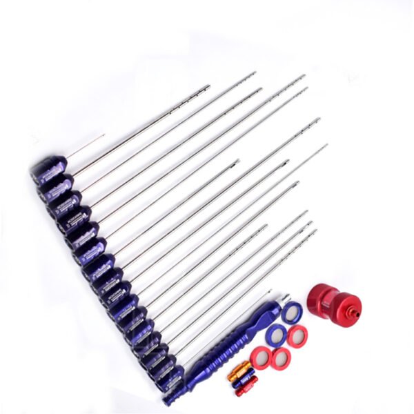 Breast Liposuction Cannula Set - Fat Injection & Harvesting Set for Breast | NJ Medical Instruments