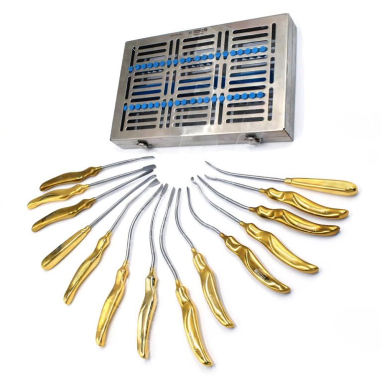 Endoscopic Facelift & Forehead Dissectors Set of 14 Pcs