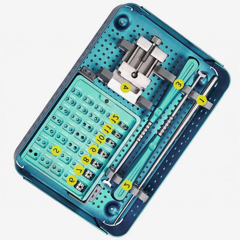 Spinal Cervical Cage Implant Set