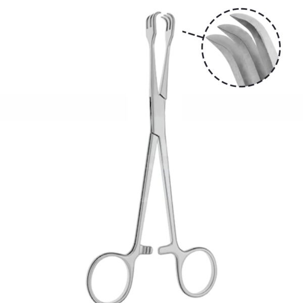 Lahey Traction Forceps - 3x3 teeth | NJ Medical Instruments