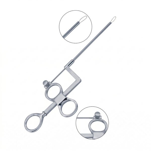 Lange-Wilde Polypus Snare, 16 cm (6 ¼”) | NJ Medical Instruments