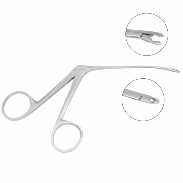 Micro Ear Oval Cup Forceps - Downwards | NJ Medical Instruments