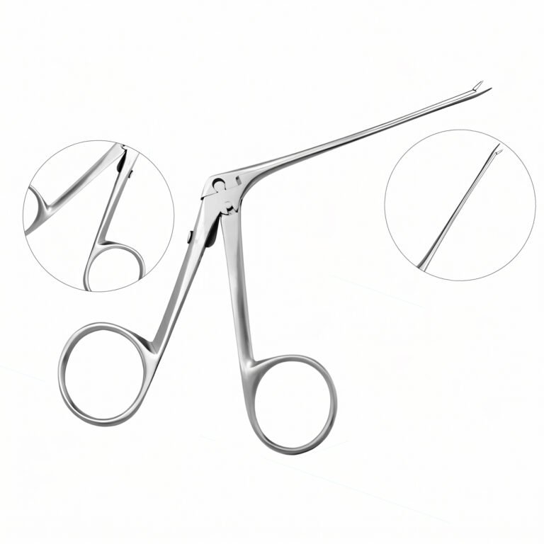Fisch Ear Forceps Super Delicate Smooth 0.4 × 3.5 mm,