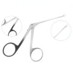 Hartmann Ear Forceps Serrated Very Delicate Shaft Straight 0.6 × 4.0 mm