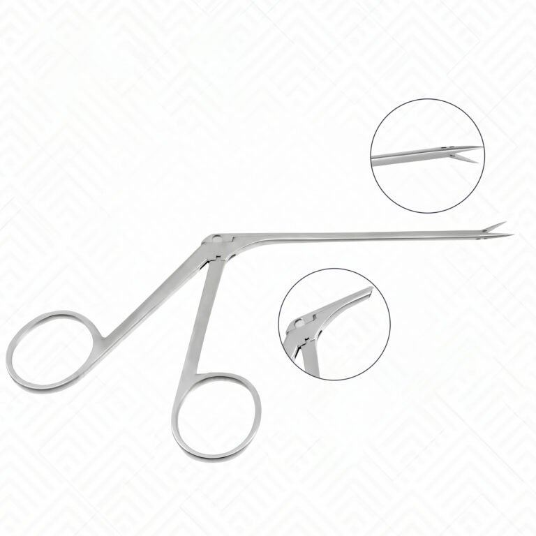 Bellucci Ear Forceps, serrated jaws