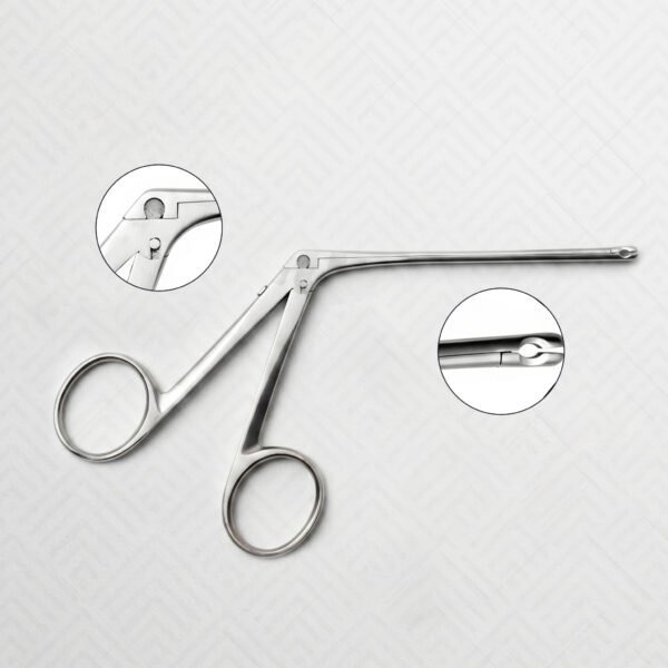 Hartmann-Wullstein Ear Cup Forceps, Straight, 8.5 cm (3 ¼”) | NJ Medical Instruments