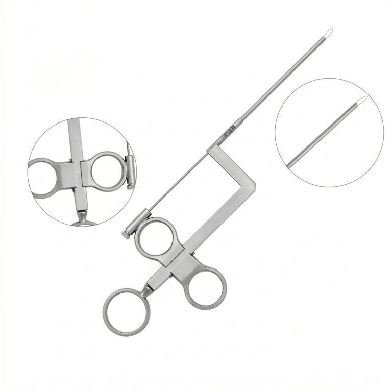 Lange Nasal Polyp Snare Bayonet Sharp 25 cm Long