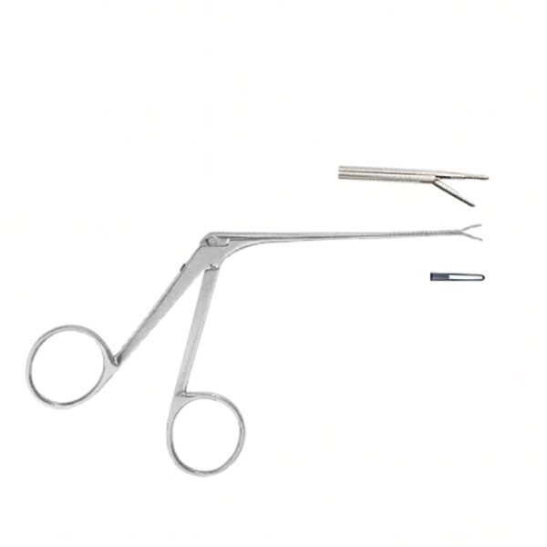 Fuller ear prosthesis holding forceps, 0.8x6mm 7.5cm Shaft | NJ Medical Instruments