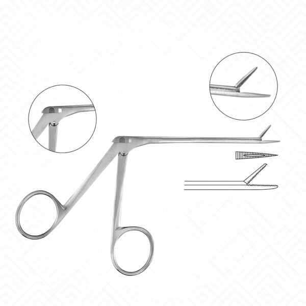 Hartmann-Wullstein Alligator Forceps, 8.5 cm (3 ¼”) | NJ Medical Instruments