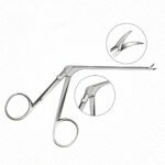Shea Micro-Ear Scissors, 2.4 X 1.6 X 7.0mm, Curved Left