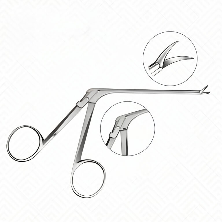 Shea Micro-Ear Scissors, 2.4 X 1.6 X 7.0mm, Curved Left